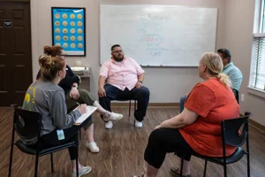 people work together in drug rehab near danville virginia